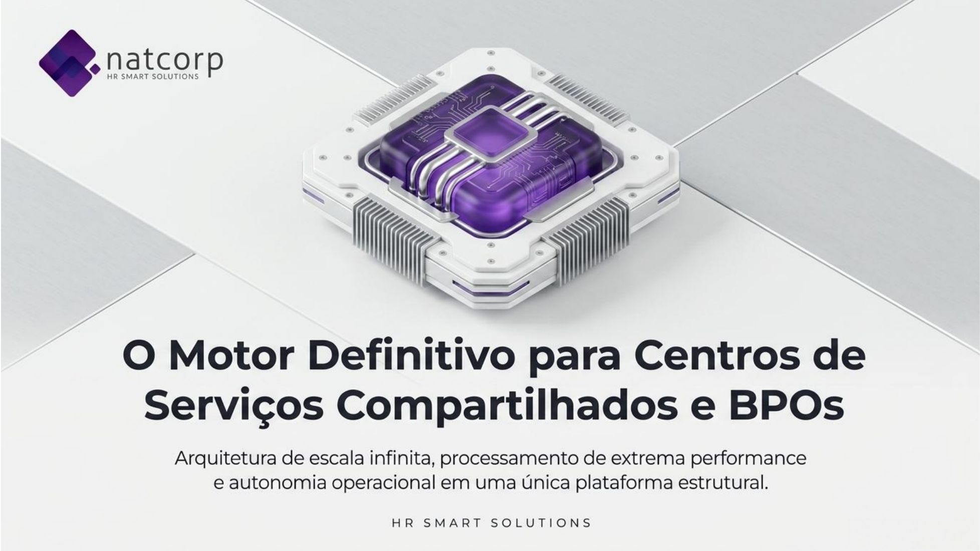 Capa da apresentação Centro de Serviço Compartilhado e BPO